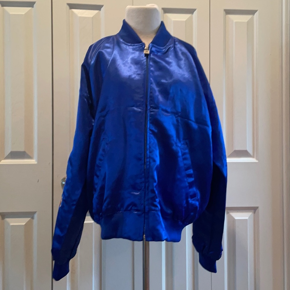 Men’s blue Korean style jacket size large
